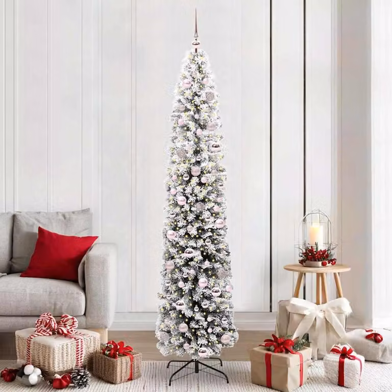Maison Exclusive - Albero di Natale artificiale con 300 LED e supporto, verde, 210 cm