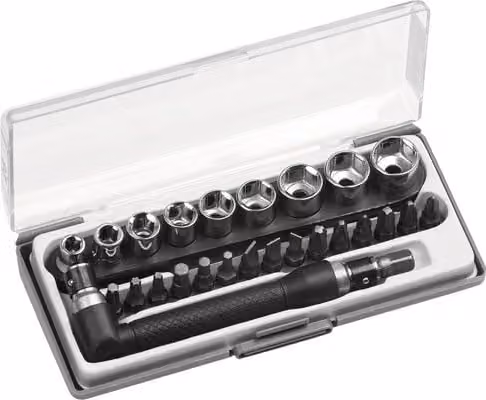 Set di chiavi a bussola e punte Conmetall Meister, 26 pezzi