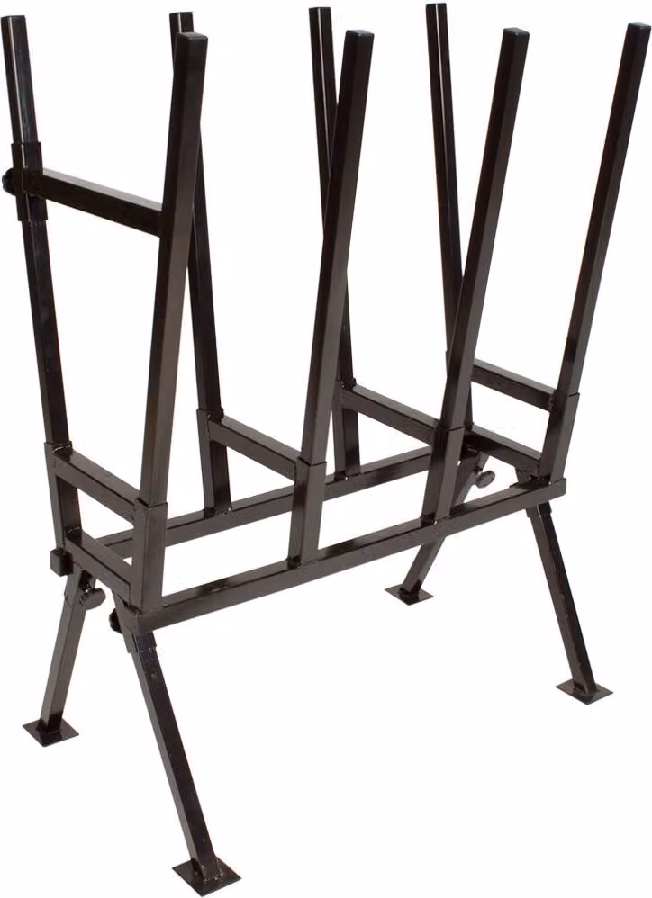 Varan Motors - Cavalletto per sega Cavalletto per sega, supporto regolabile per tronchi in metallo 103 x 50 x76 cm, max. 400 kg