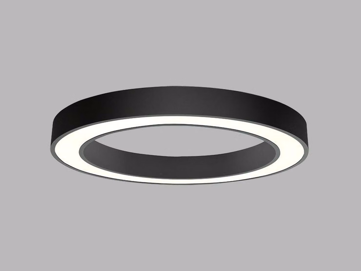 Apparecchio da soffitto dimmerabile LED2 SATURN, Variante: Ø 600mm, 50W, 3300lm, 3000K/4000K, nero, DALI