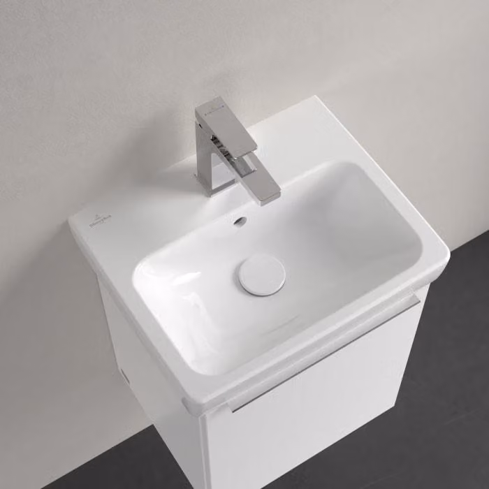 VB Lavamani Architectura 450x365 mm rettangolare 1HL. con troppopieno Bianco Alpino