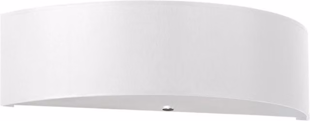 Lampada da parete SKALA Sollux Lighting bianca con finitura in vetro, metallo e tessuto