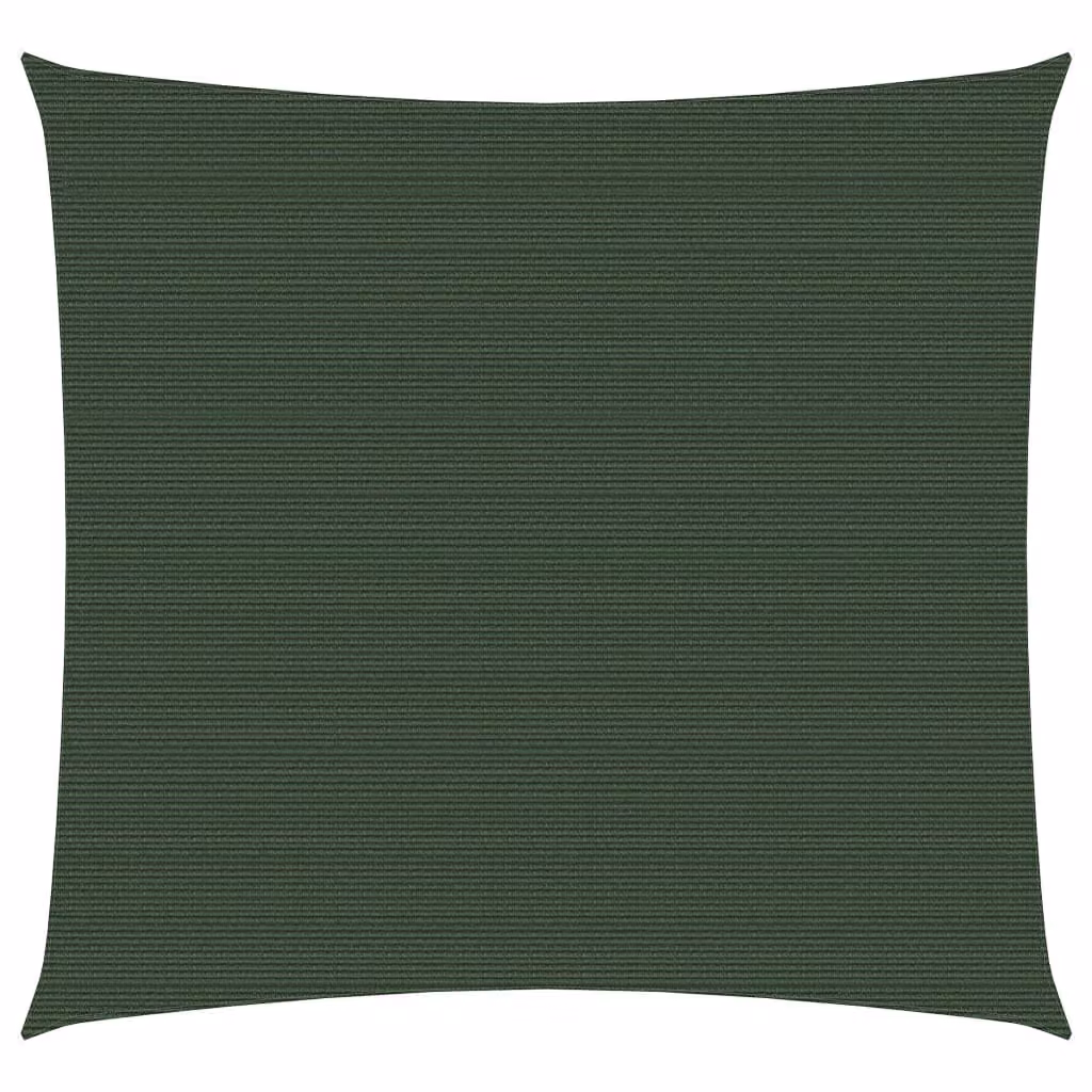 Tenda da sole 160 g/m² verde scuro 5x5 m HDPE