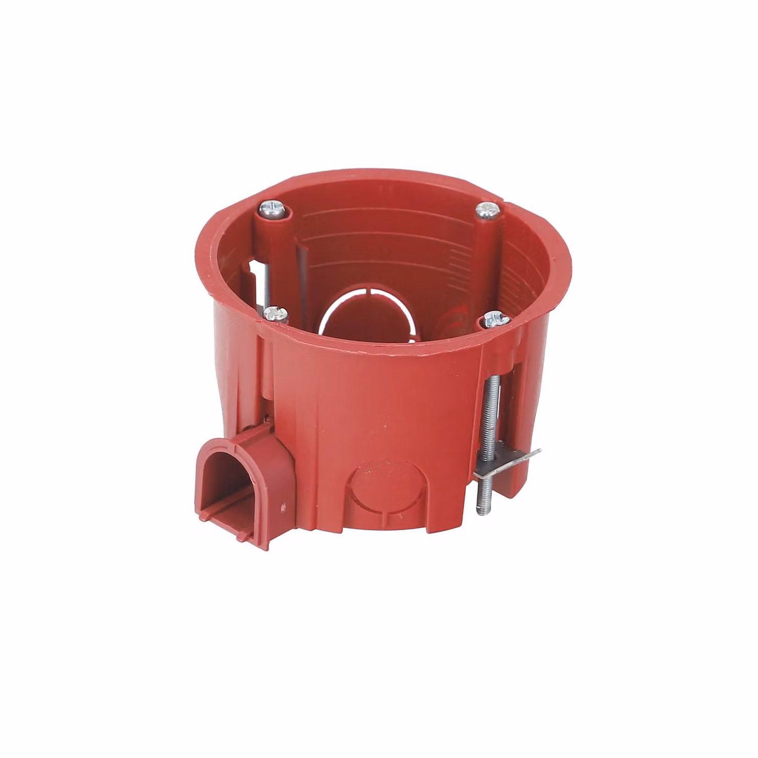 25x scatola di derivazione da incasso Ø60 piatta per cartongesso con viti rosse EDO777897 EDO Technic