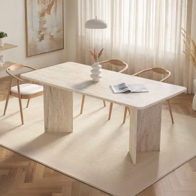 Tavolo Linza travertine