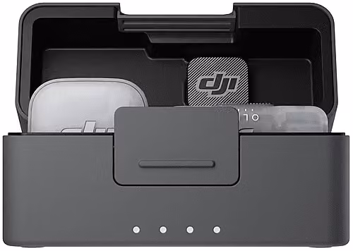 Microfono wireless DJI Mic Mini 2 con 1 TX, 1 RX mobile e custodia di ricarica