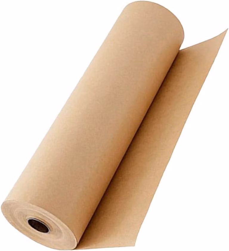 Mini rotolo di carta kraft marrone, 20 metri x 39 cm, 80 g, riciclabile, ideale per imballaggi