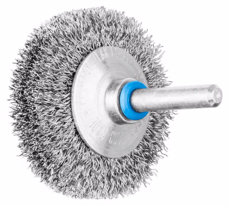PFERD TOOLS Spazzola conica non annodata KBU Ø50x10mm Gambo-Ø6 mm Filo d'acciaio inossidabile-Ø0,20