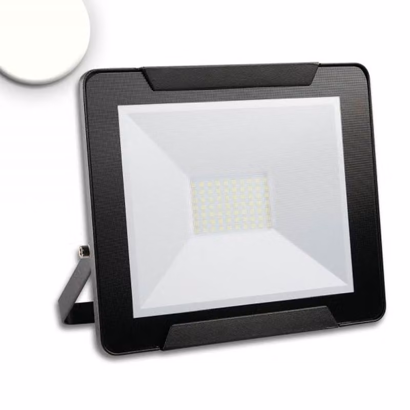 Proiettore LED bianco neutro 50W 4000lm, IP65 nero