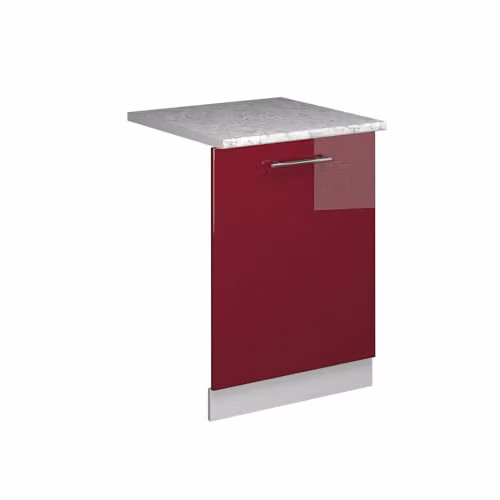 Vicco Frontale lavastoviglie Fame-Line Bordeaux lucido 60 cm