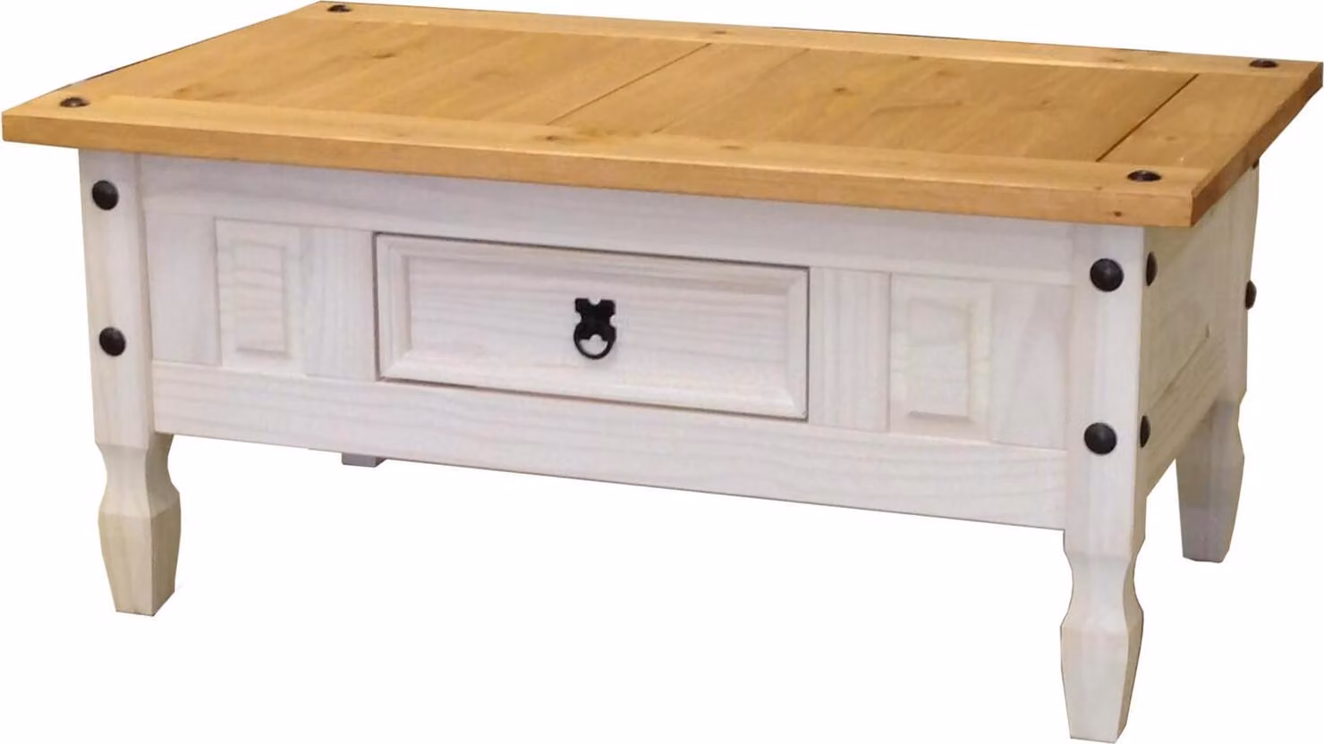 Tavolino  bianco cera 163910B