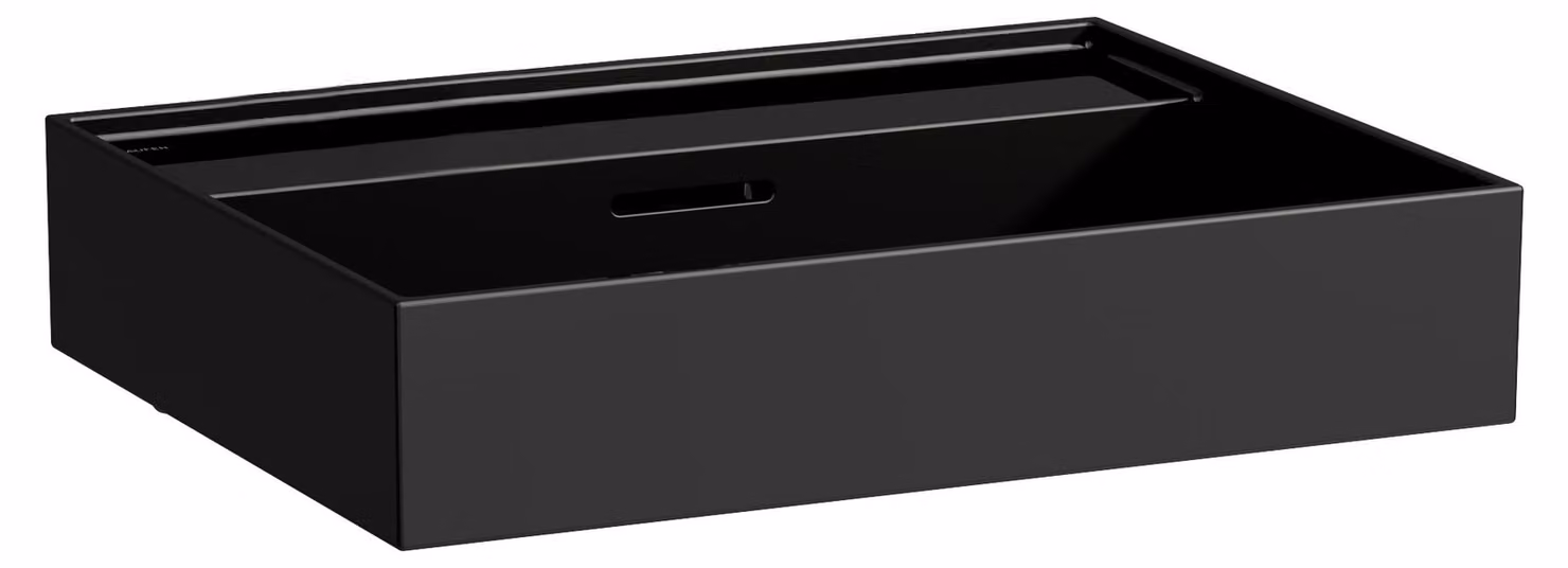 LAUFEN Kartell lavabo à encastrer, sans trou pour robinet, avec trop-plein, 600x460mm, H8103330201091, H8103330201091