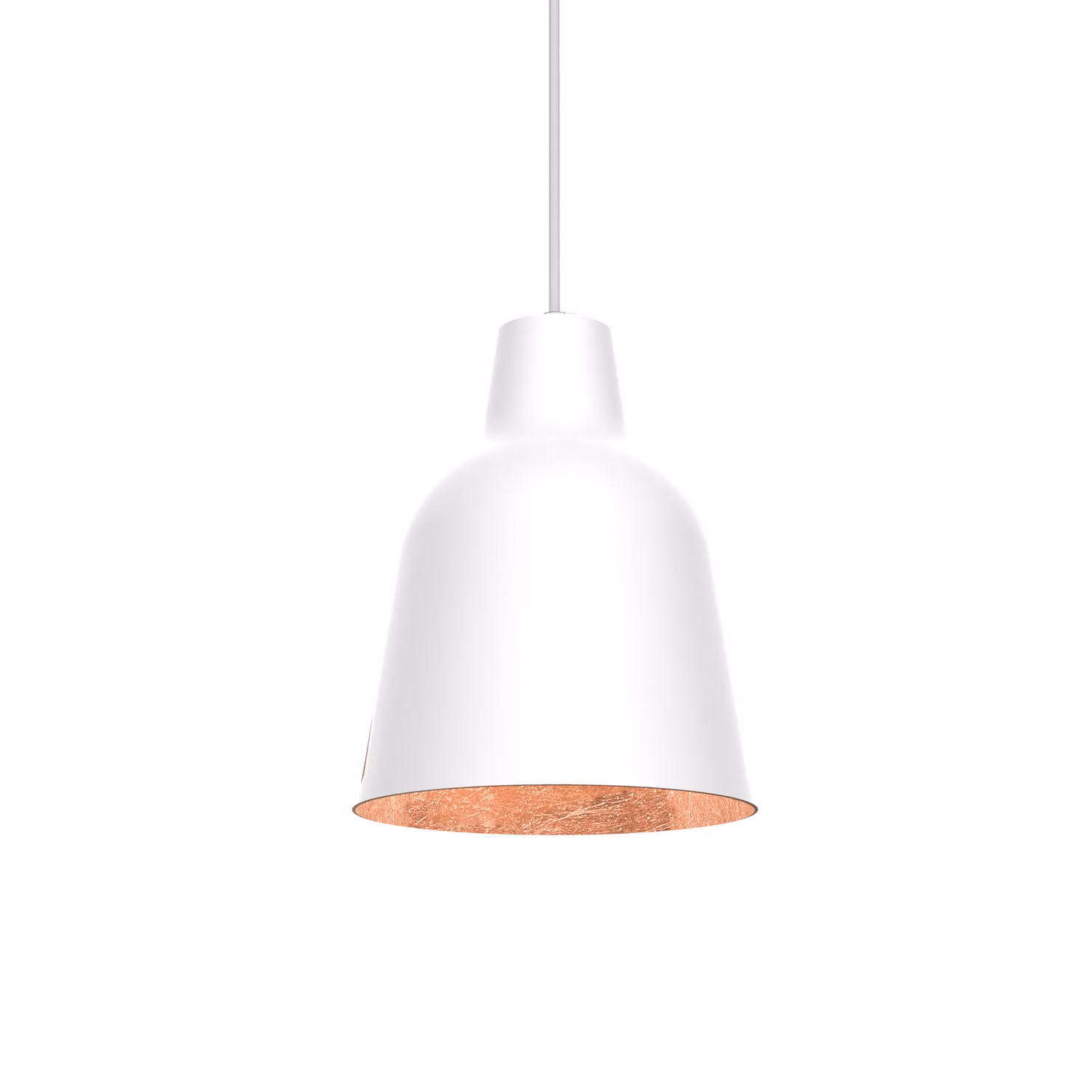 Lampada A Sospensione Dong Bianca A Foglia