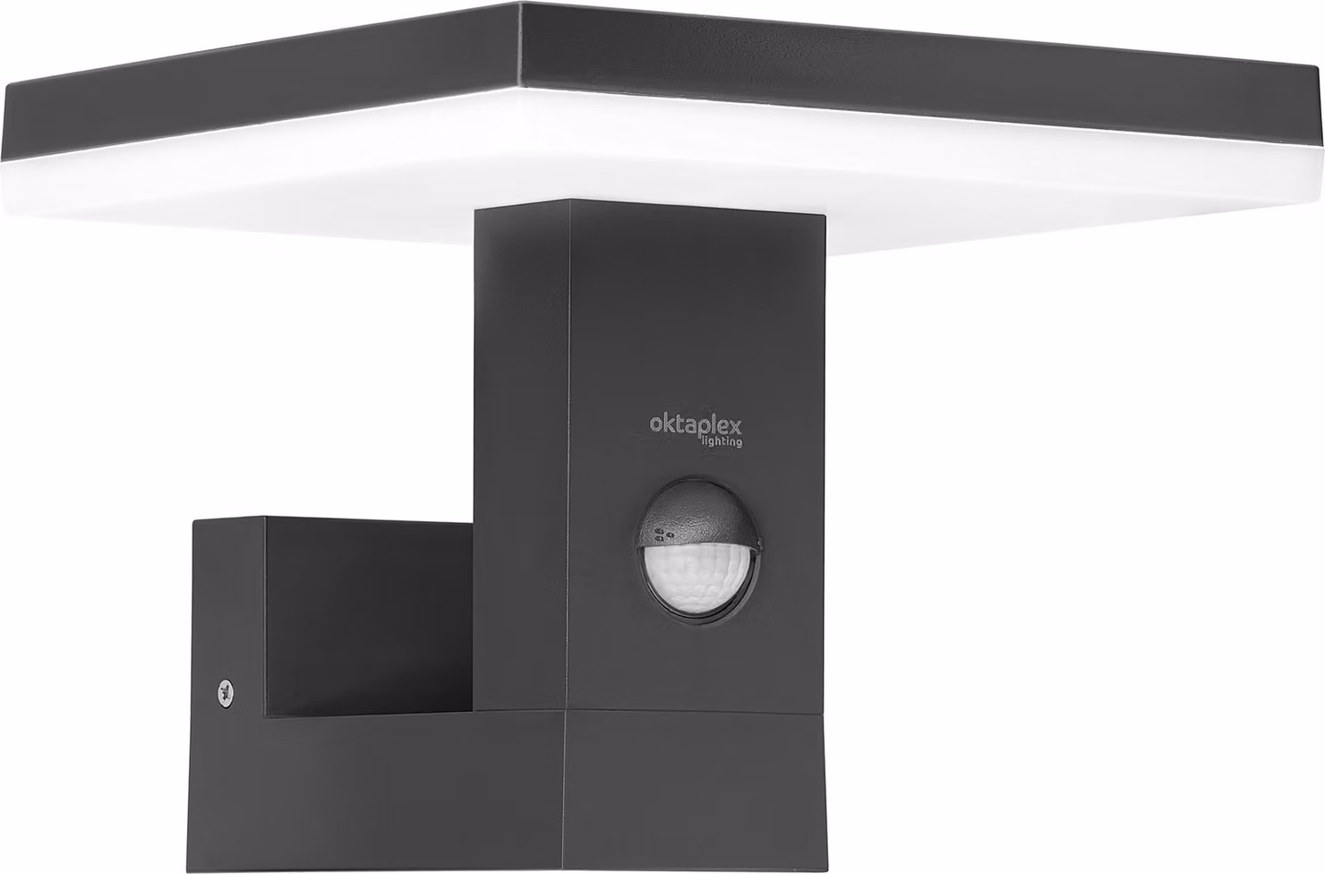 Oktaplex lampada da esterno con rilevatore di movimento antracite IP65 3000K bianco caldo 230V Applique LED 1500 lumen 15,2W