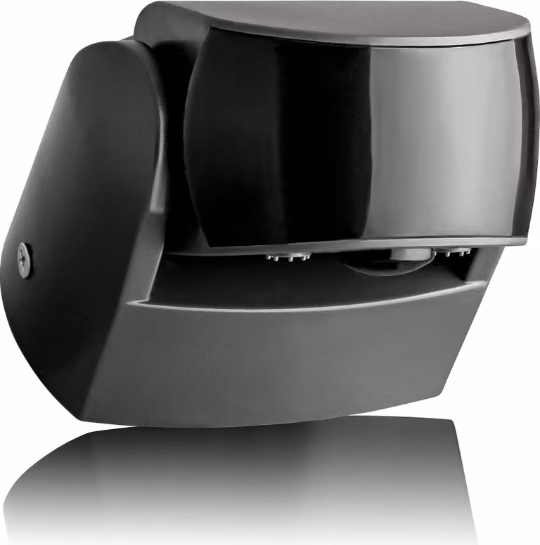 Rilevatore di movimento da esterno a parete a infrarossi 2 sensori 360° LED adatto SEBSON