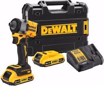 Dewalt 1/2" 18V avvitatore a impulsi 406Nm 2X2.0Ah Tstak Cricchetto Dcf922D2T