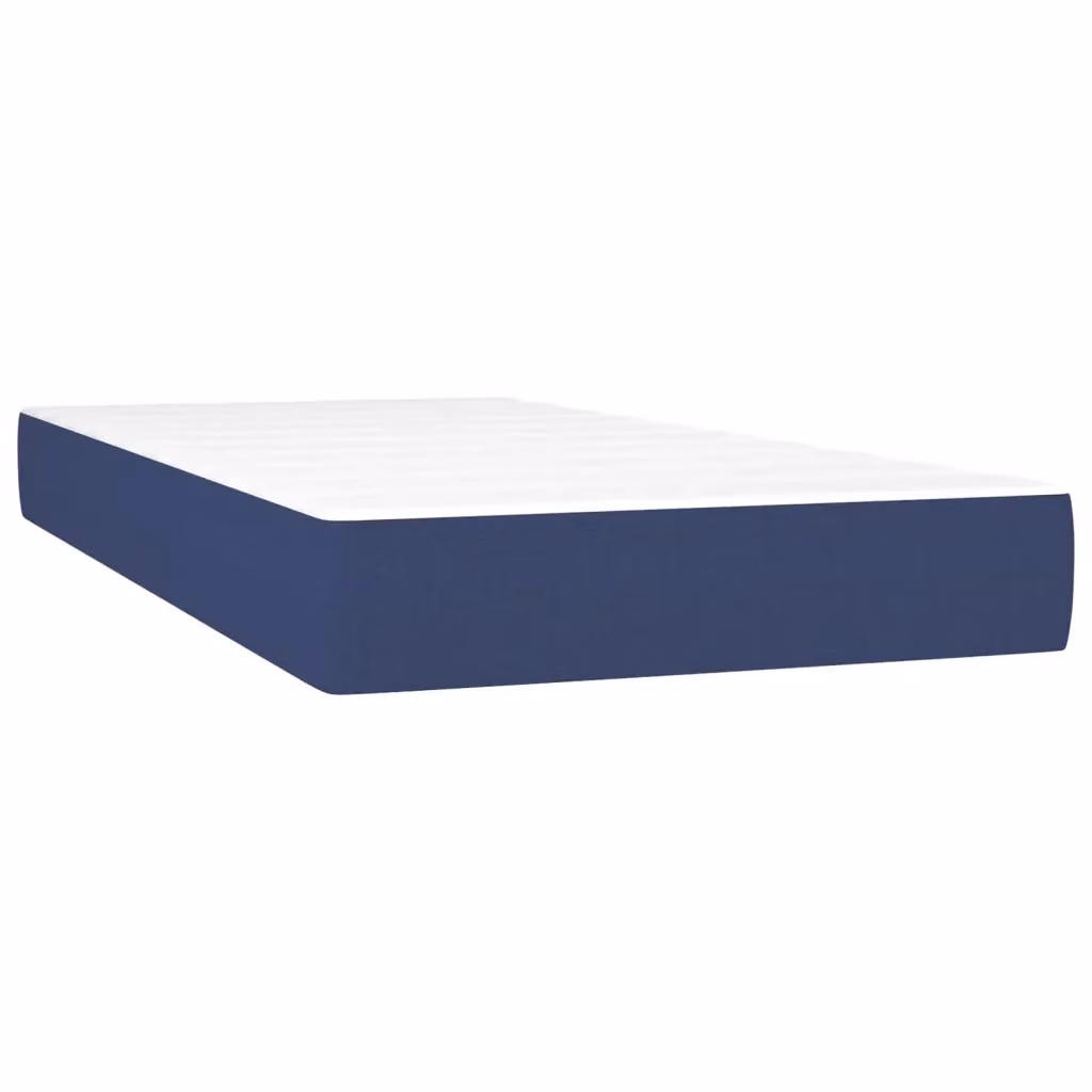 Materasso Ibrido a Molle Insacchettate VIDAXL Blu e Bianco L: 90 cm, P: 190 cm, H: 20 cm – 2