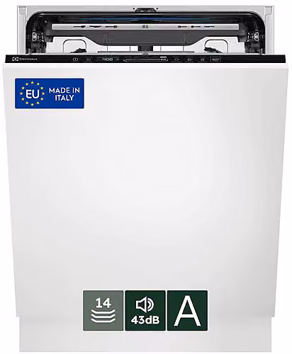 Lavastoviglie da incasso Electrolux EES68600L, Bianco, L 59,6 cm, A 81,8 cm, P 56 cm