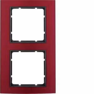 Berker 10123012 Cornice in alluminio, rosso/antracite Berker B.3