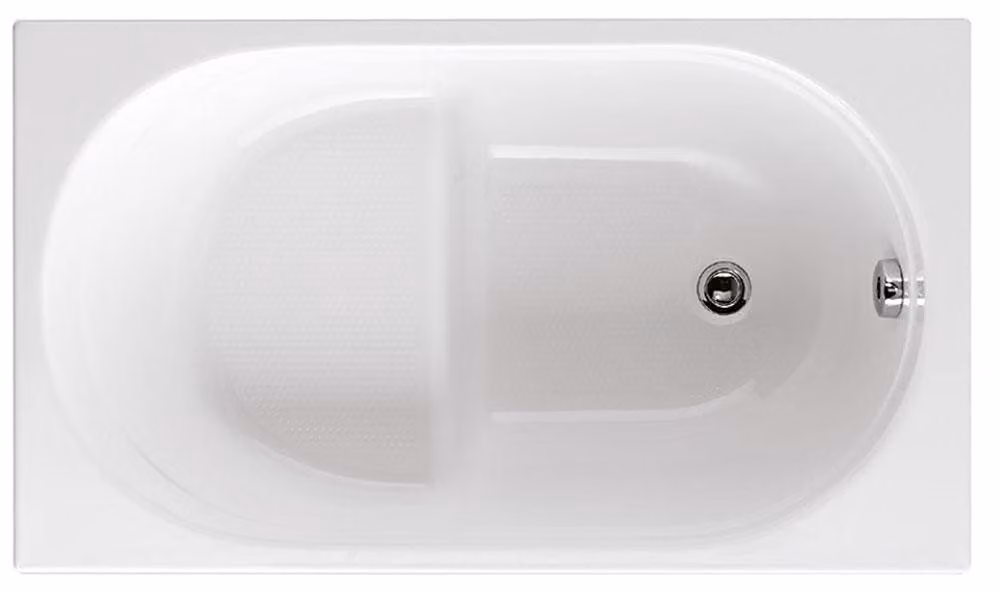 VASCA RETTANGOLARE GEA CON SEDUTA SOLO GUSCIO 120x70 cm