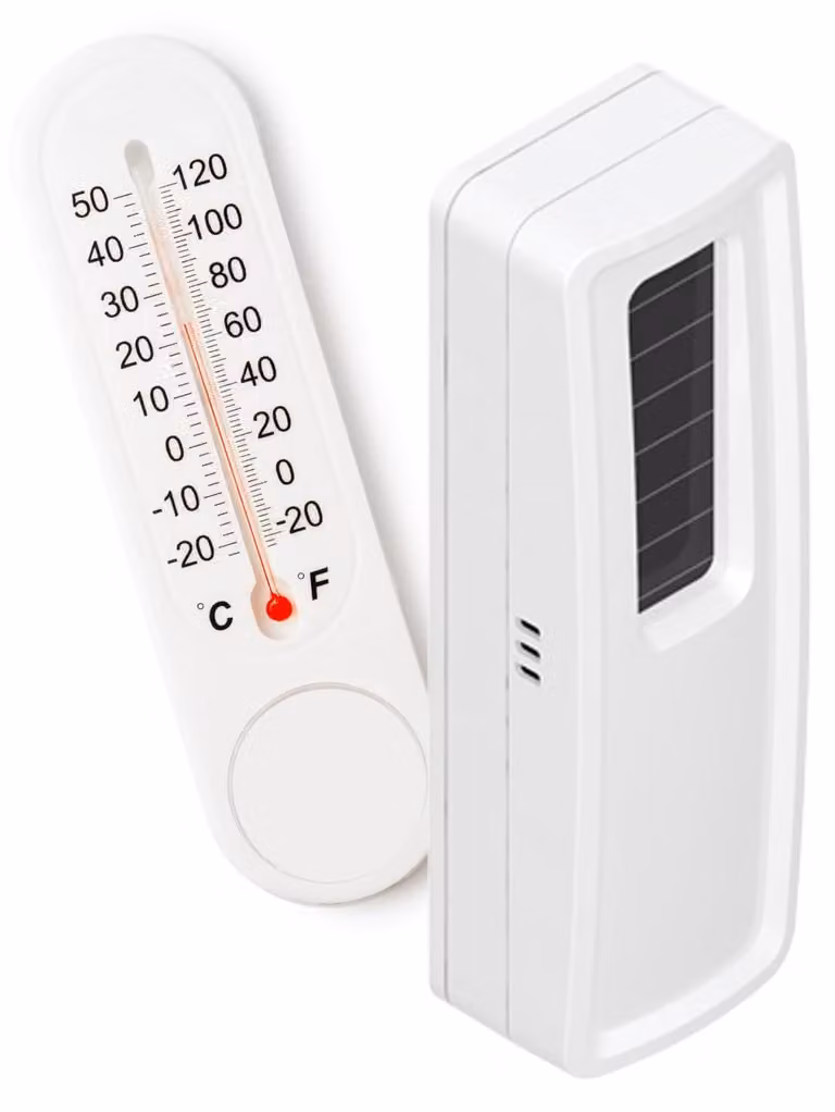 NODON, Sensore di temperatura wireless compatibile con la tecnologia radio EnOcean, bianco