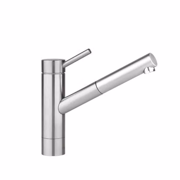 KWC Inox 4, miscelatore per lavello, acciaio inox, alta pressione