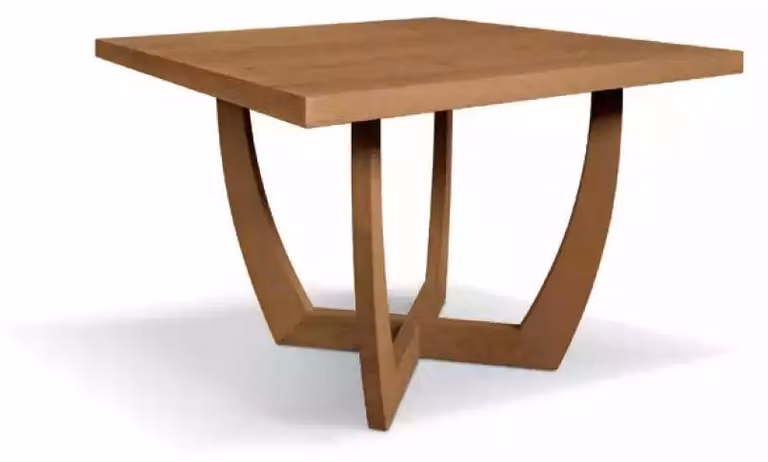 Esszimmer Esstisch Küchentisch 110 x 110 x 74 cm braun Stil Modern Tisch