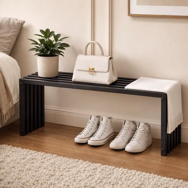 Panchina da giardino GDB01, 117 x 43,5 x 36 cm