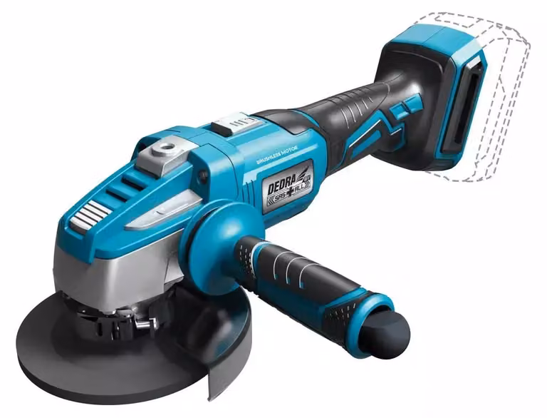 Smerigliatrice Angolare A Batteria 18V Brushless Dedra Sas+All Ded7151 125 Mm, 8500 Giri/Min