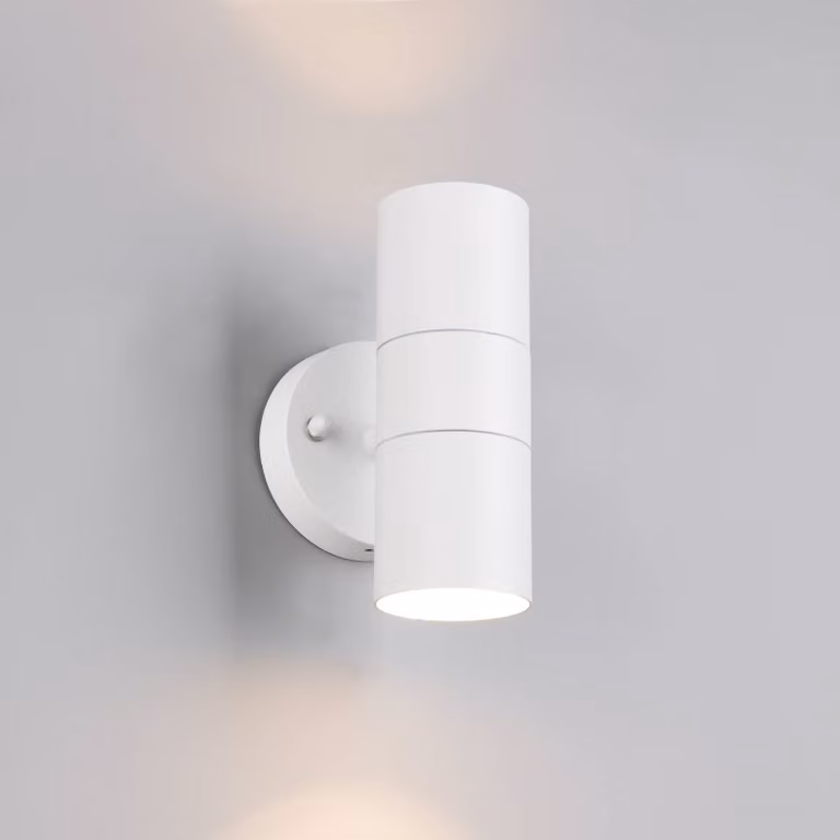 Trio Lighting Applique da esterni Turia, dimmerabile, Bianco / Opale, Alluminio, Moderno, Applique da esterni