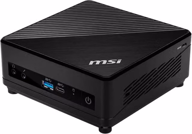 Mini PC MSI Cubi 5 10M con Intel Celeron 5205U, 4GB RAM, 128GB SSD, Nero