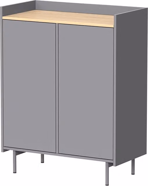 Credenza Velina Vicco Grigio L: 103 cm, P: 40 cm, H: 80 cm