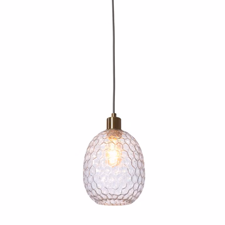 si tratta di RoMi - Lampada a sospensione Venezia - Luce - 18x18x27cm Lampada a sospensione - Lampada da tavolo - Lampada da soggiorno - Lampada da camera da letto - Soggiorno