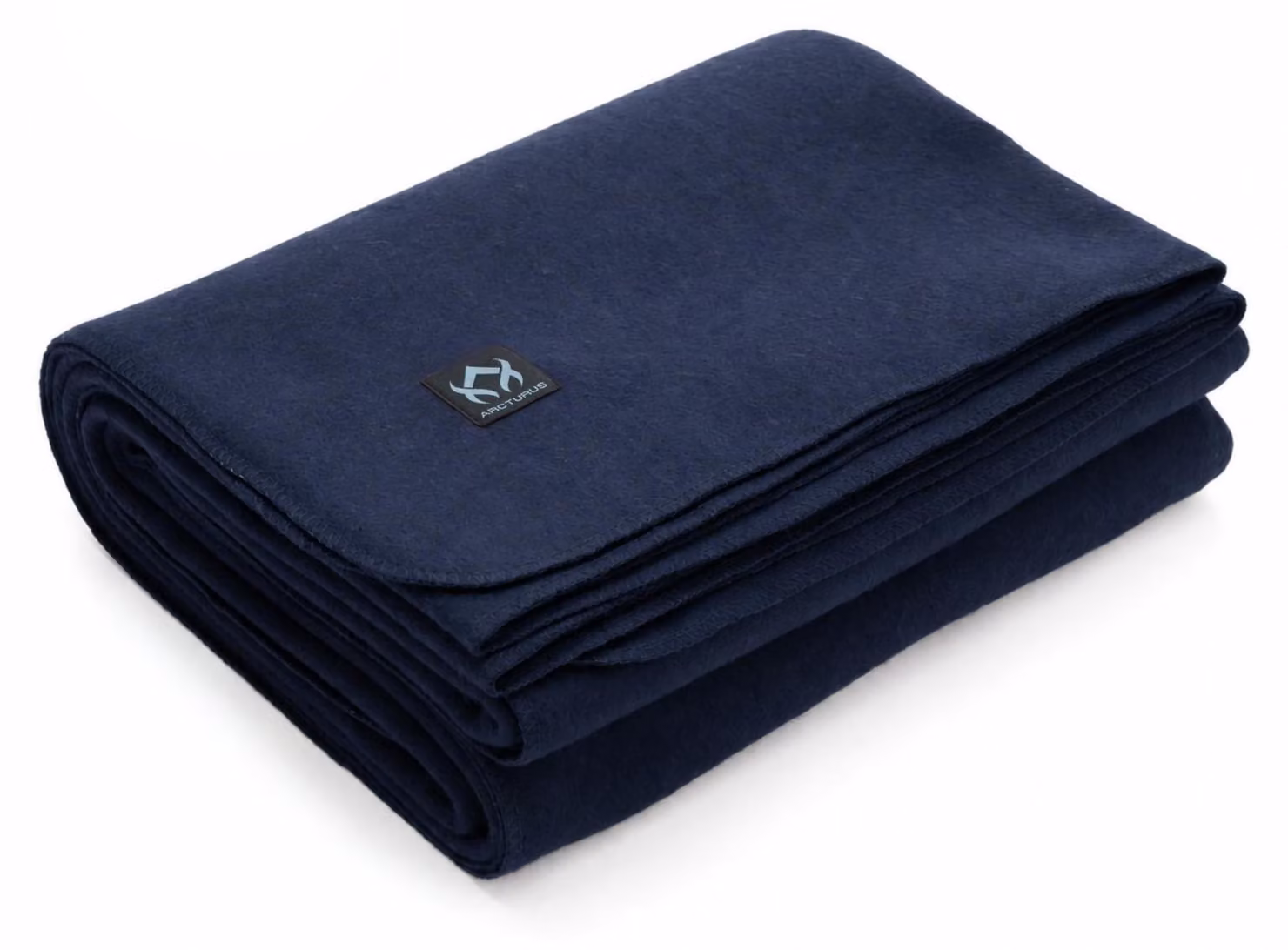 Coperta matrimoniale Wolldecke, dimensioni 229x274 cm, spessa, lavabile, blu navy