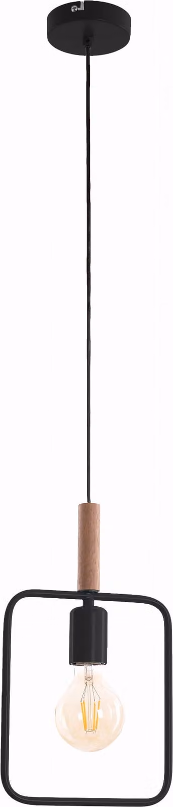 Lampada a sospensione FRAME 1X60W E27 NERO 31-73501 Candellux