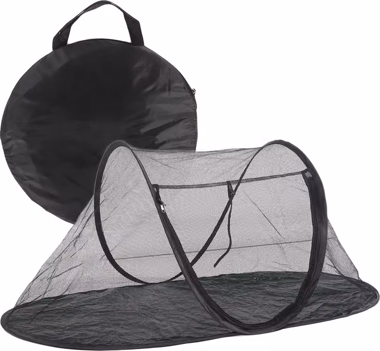 Tenda pieghevole e traspirante per animali domestici, facile da trasportare, per gatti e cani, ideale per attività all'aperto, viaggi e campeggio