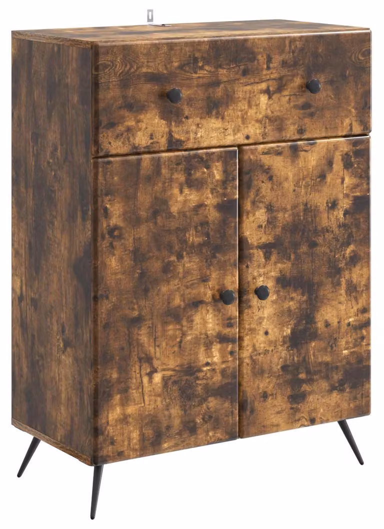 Credenza Rovere Fumo 66 x 34,5 x 90 cm Legno ingegnerizzato