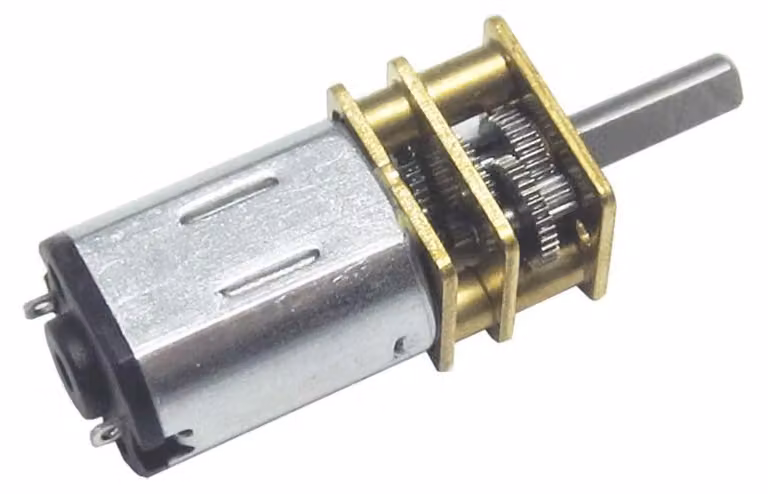 Motore DC N20, 3V, 30 RPM, lunghezza albero 10mm, ideale per progetti di robotica fai-da-te