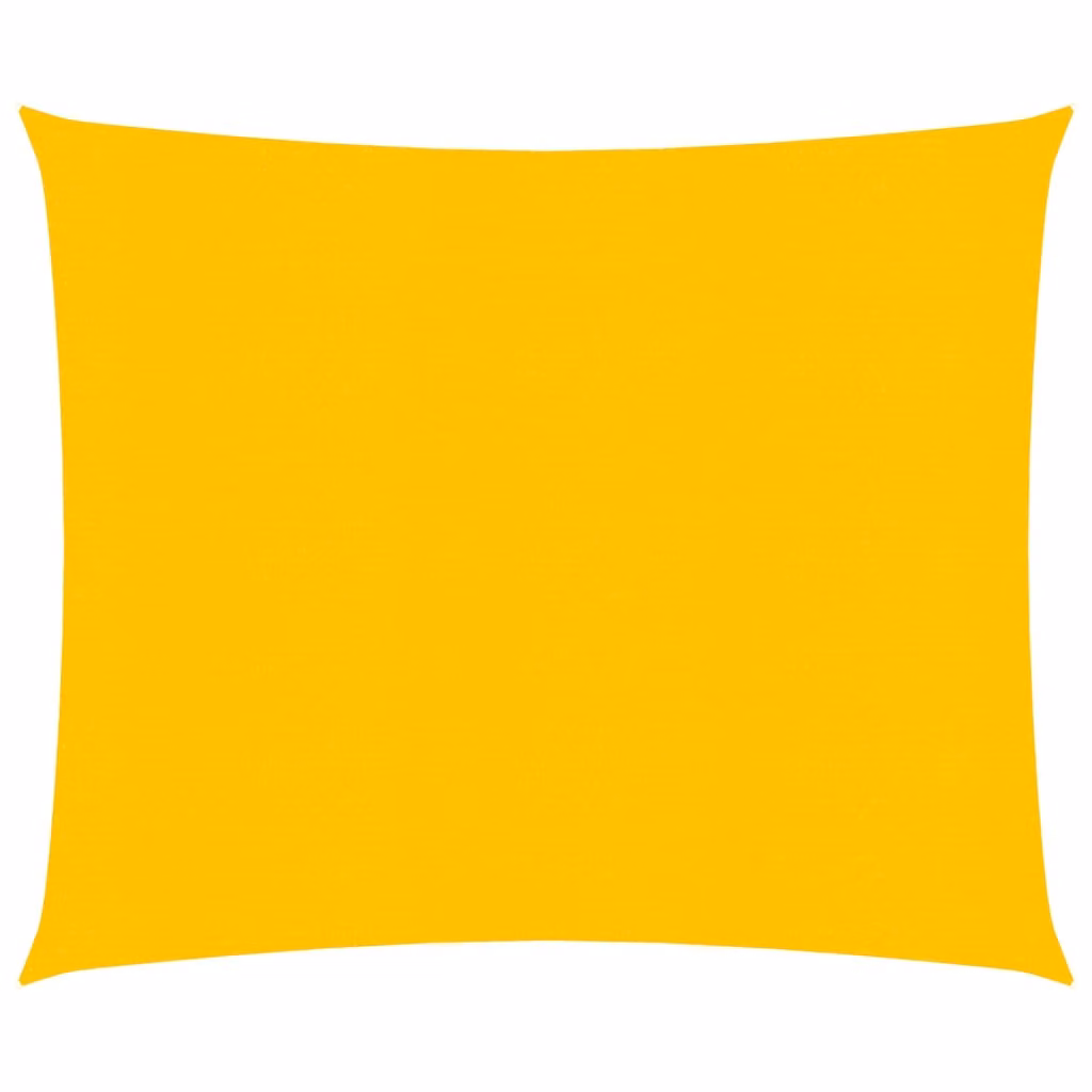The Living Store Tenda da sole 160 g/m² Giallo 2,5x2,5 m HDPE