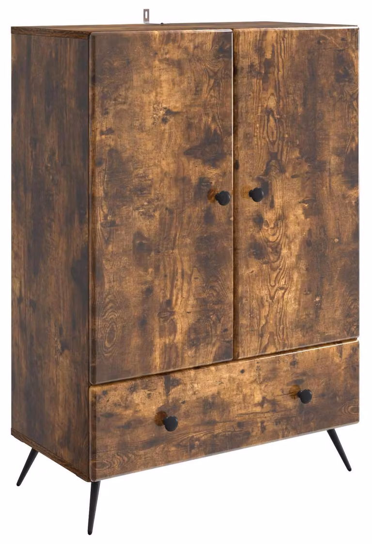 Credenza Rovere Fumo 66 x 34,5 x 95 cm Legno ingegnerizzato