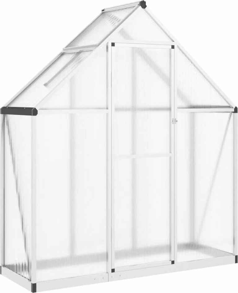 Serra con Base Argento 169x58x195 cm in Alluminio