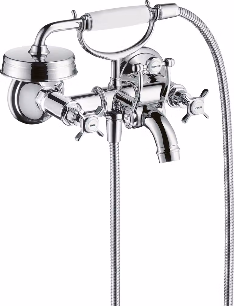 hansgrohe AXOR Montreux Mitigeur bain à 2 poignées pour montage apparent, 16540000, 16540000