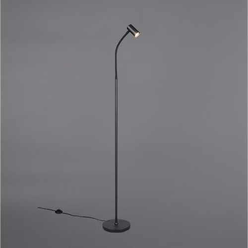 Lampada da terra Reality Leuchten modello TARYN, colore nero, dimensioni 20x133,50 cm, colore nero