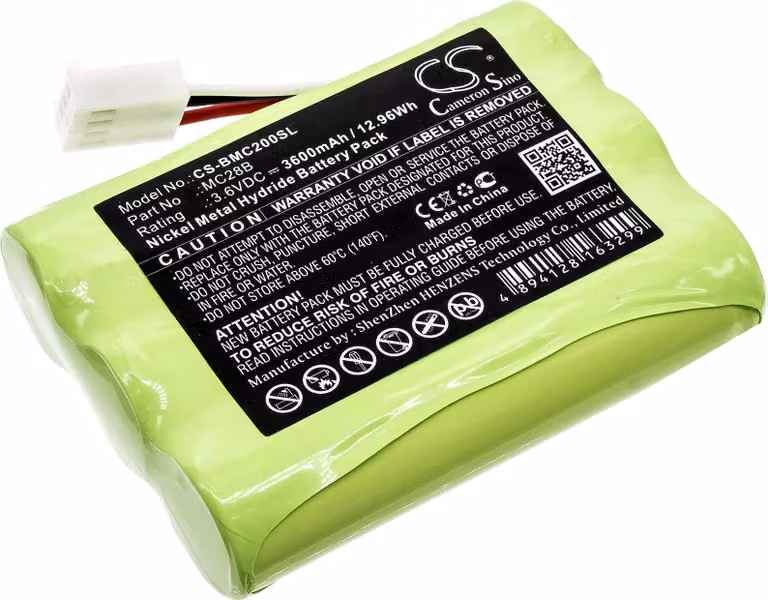 TECHTEK Batteria compatibile con [Beamex] MC2, MC2-IS, MC2-MF, MC2-PE, MC2-TE, MC4 sostituisce 8036140, per MC28B, per MC2BP
