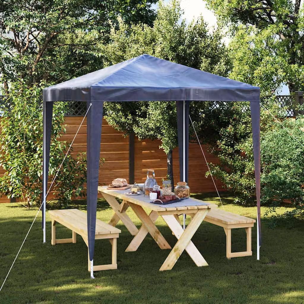 Tenda per feste vidaXL blu 2x2 m – 1