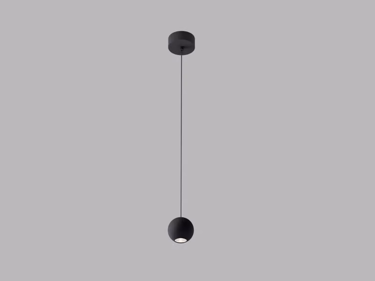 Apparecchio LED a sospensione OCCO Z CRI90 dimmerabile, Variante: OCCO Z, nero, DALI