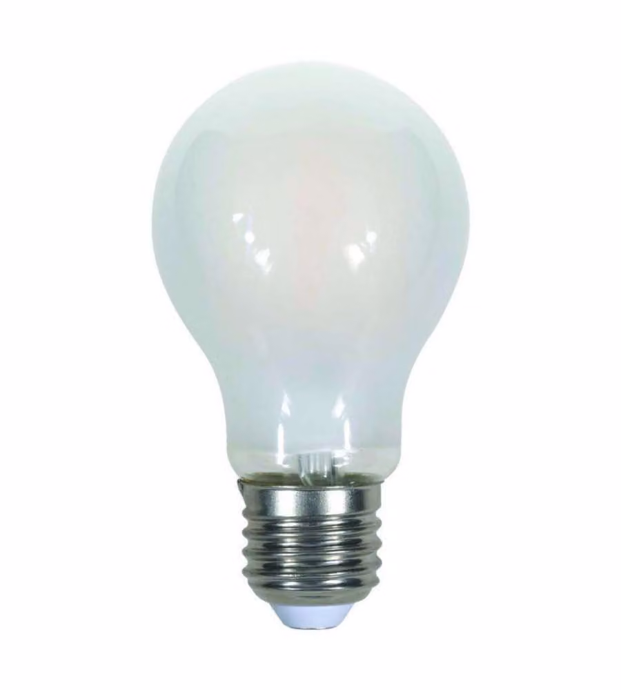 Lampadina LED E27 6W A60 Filamento Satinato 6400K