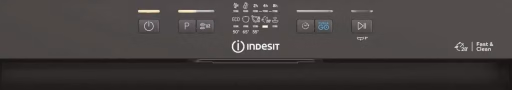 Lavastoviglie a scomparsa parziale Indesit I3B L634 X, 14 coperti, Classe Energetica D, Argento – 2