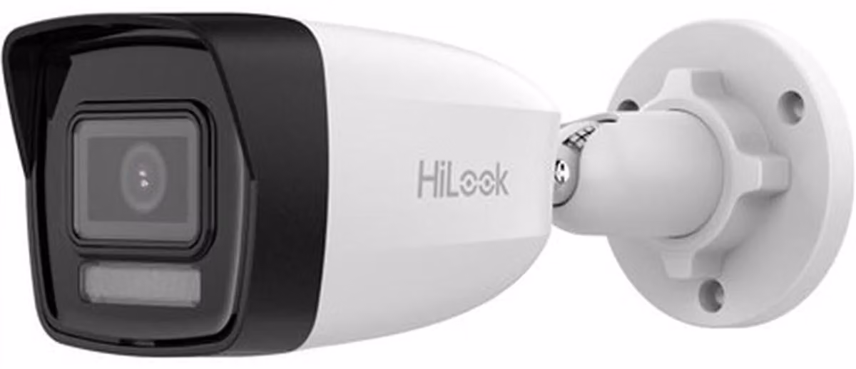 HiLook bullet IPC-B140HA-LU F2.8 (4 MP, 30 m. IR, 30 m. LED, luce ibrida), bianco