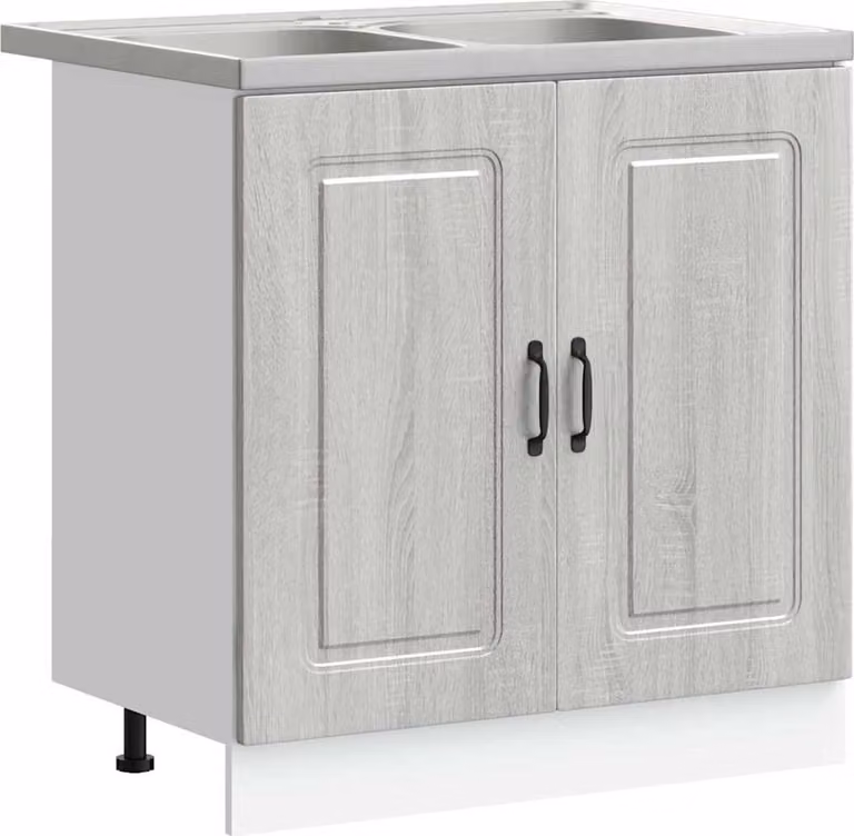 Mobile da cucina Kalmar Grigio Sonoma 80 x 46 x 81,5 cm